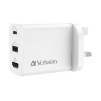 Verbatim 充電及屏幕共享 GaN 充電集線器 66895