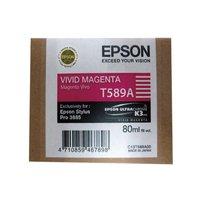 Epson  T589A  C13T589A00  原裝  Ink - Vivid Magenta  80ml  STY Pro 3885