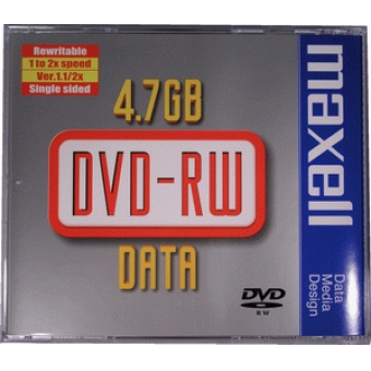 Maxell DVD-RW  1-2x  4.7GB 1張裝