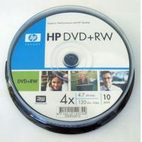 HP DVD+RW (4x) 4.7GB 10張裝