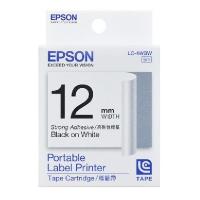EPSON LK-4WBN  12mm  標籤帶-白底黑字 C53S654501 LW-300 LW-400 LW-600P LW-700