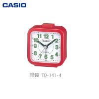 CASIO 鬧鐘 TQ-141-4 紅框白底