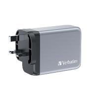 Verbatim 4 埠 200W GaN 插牆式充電器 GNC-200U 32210