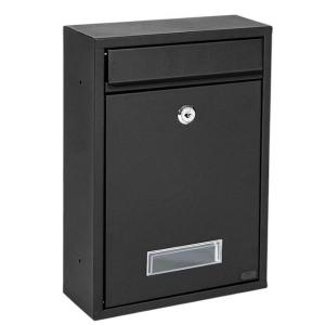 FAX88 室外帶鎖信箱 黑色 S號 意見箱 顧客信箱 2206S 217x84x322mm