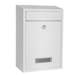 FAX88 室外帶鎖信箱 白色 S號 意見箱 顧客信箱 2206S 217x84x322mm