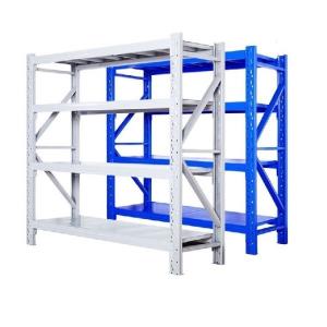四層金屬貨架 每層承重400kg 貨倉鐵架 倉儲貨架 長150x闊60x高200cm