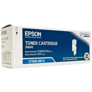 Epson S050613  原裝   1.4K  Laser Toner - Cyan AcuLaser C1700 C1750 CX17