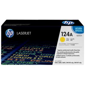 HP Q6002A  124A   原裝   2K  Laser Toner - Yellow  Laserjet 1600 2600 2605 CM1015 CM1017