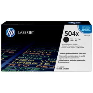 停產 HP CE250X  504X   原裝   高容量   10.5K  Laser Toner - Black CP3525 CM3530