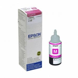 Epson  T6643  C13T664300  原裝  Ink Bottle - Magenta  70ml 