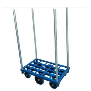 插通拉布車 六輪  26X42吋 65x105cm  角鐵四通六輪插通車