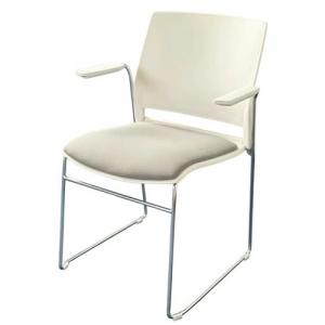 FAX88  #15168 可疊式 弓型培訓椅帶扶手